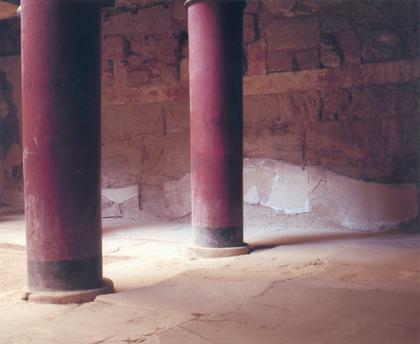 Fundación Mediterráneo - Obras: HALL DE LAS COLUMNAS-CNOSOS (BLEDA Y ROSA (María Bleda y Jose María Rosa))
