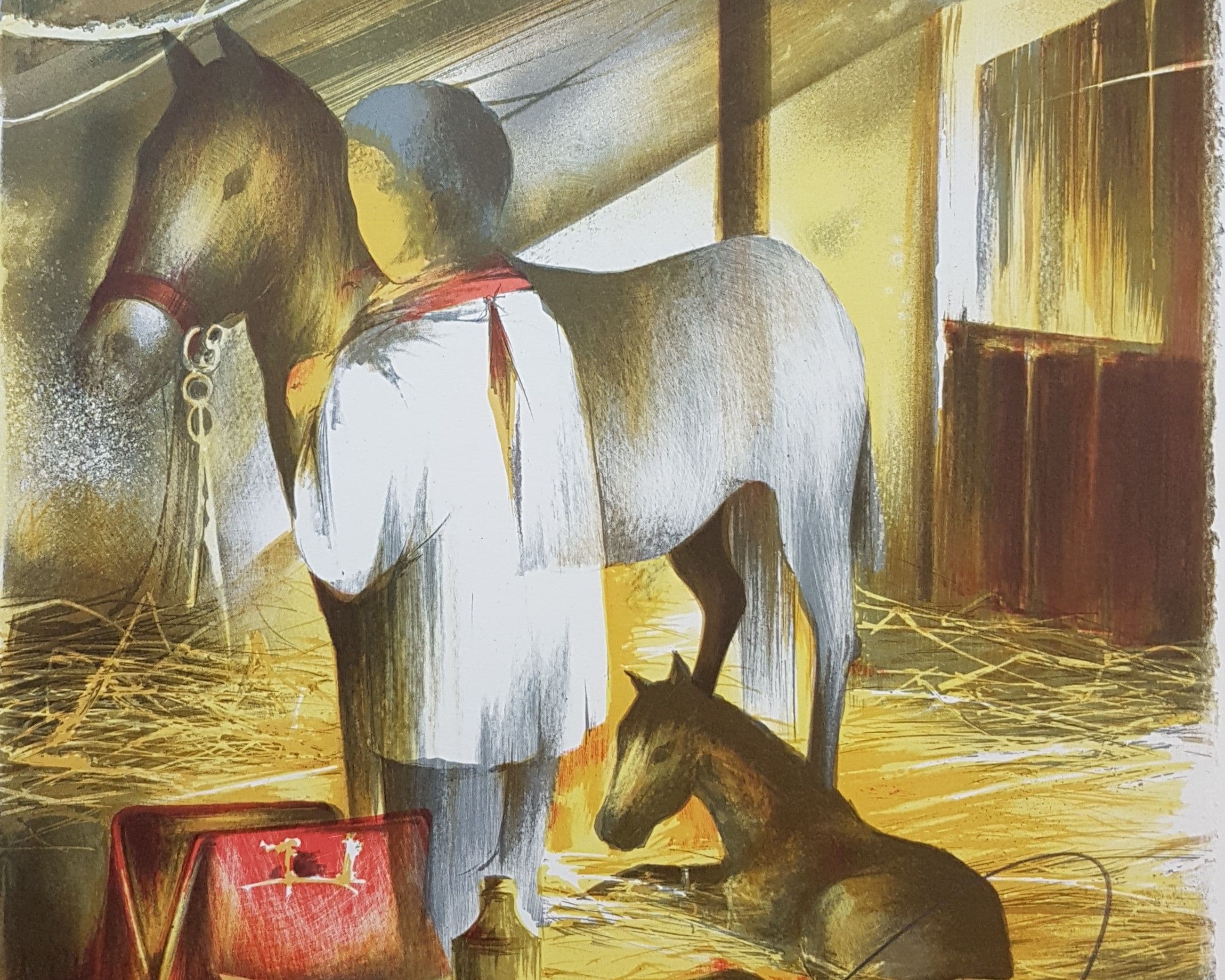 Medicina veterinaria en la pintura