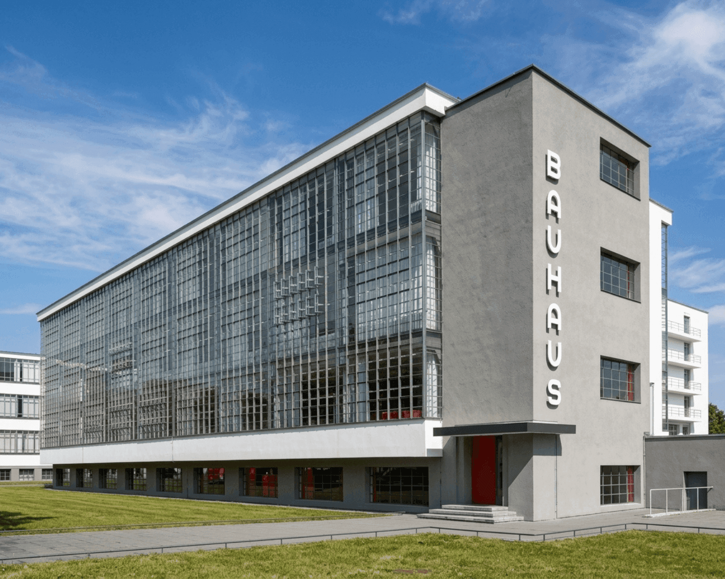 El edificio de la Bauhaus en Dessau