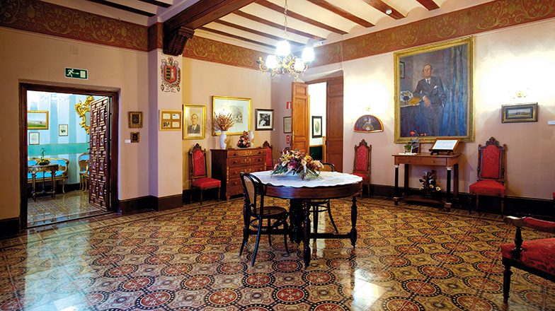 Imagen del salón de la Casa Museo Azorín en Monóvar