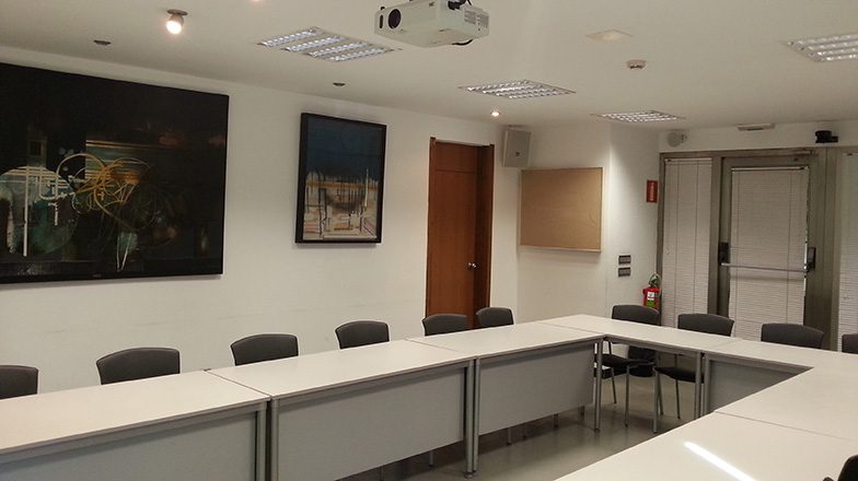 Fotografía de la Sala de reuniones del Centro Cultural de Fundación Mediterráneo Alicante