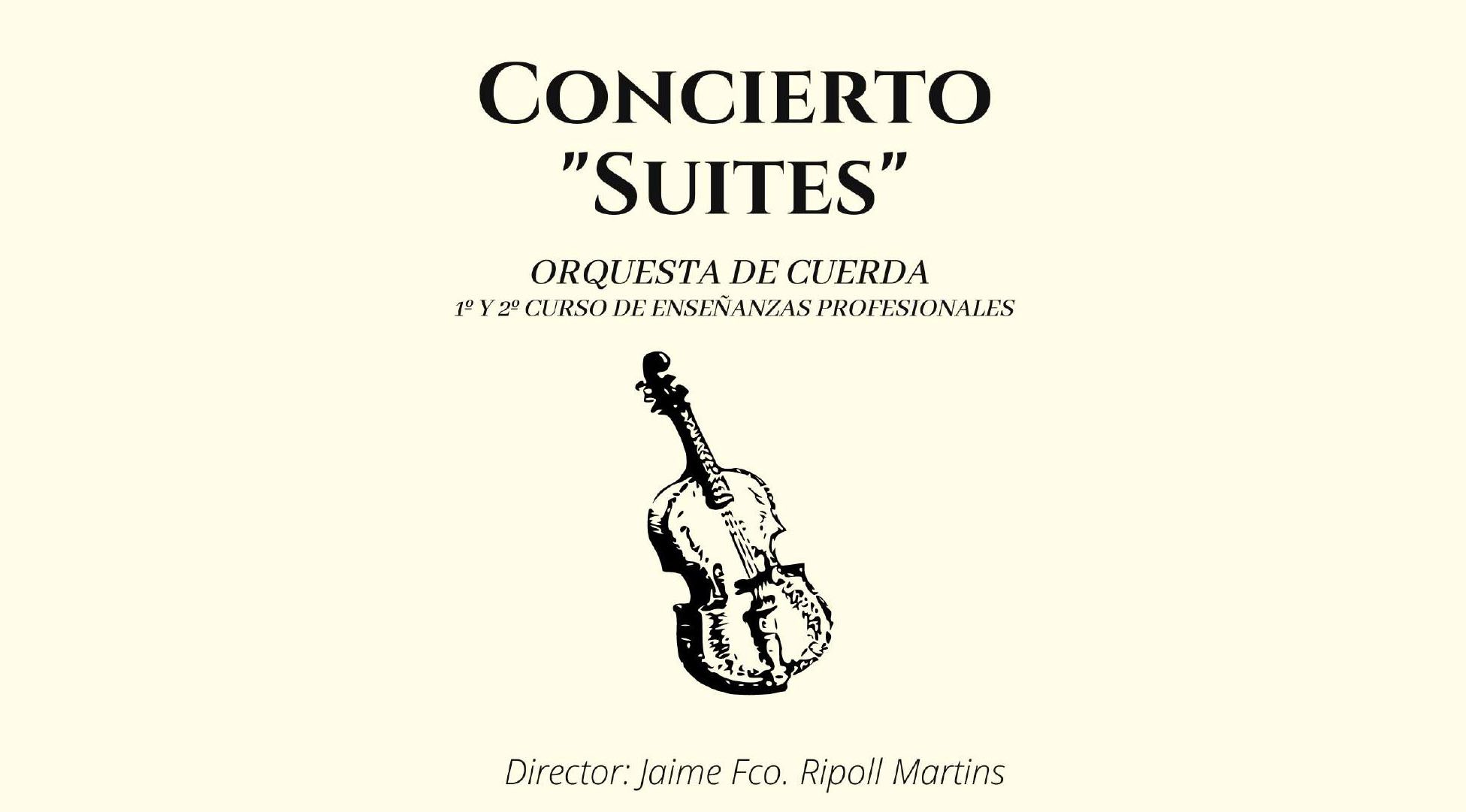 Cartel de Orquesta concierto Alicante Marzo 2022