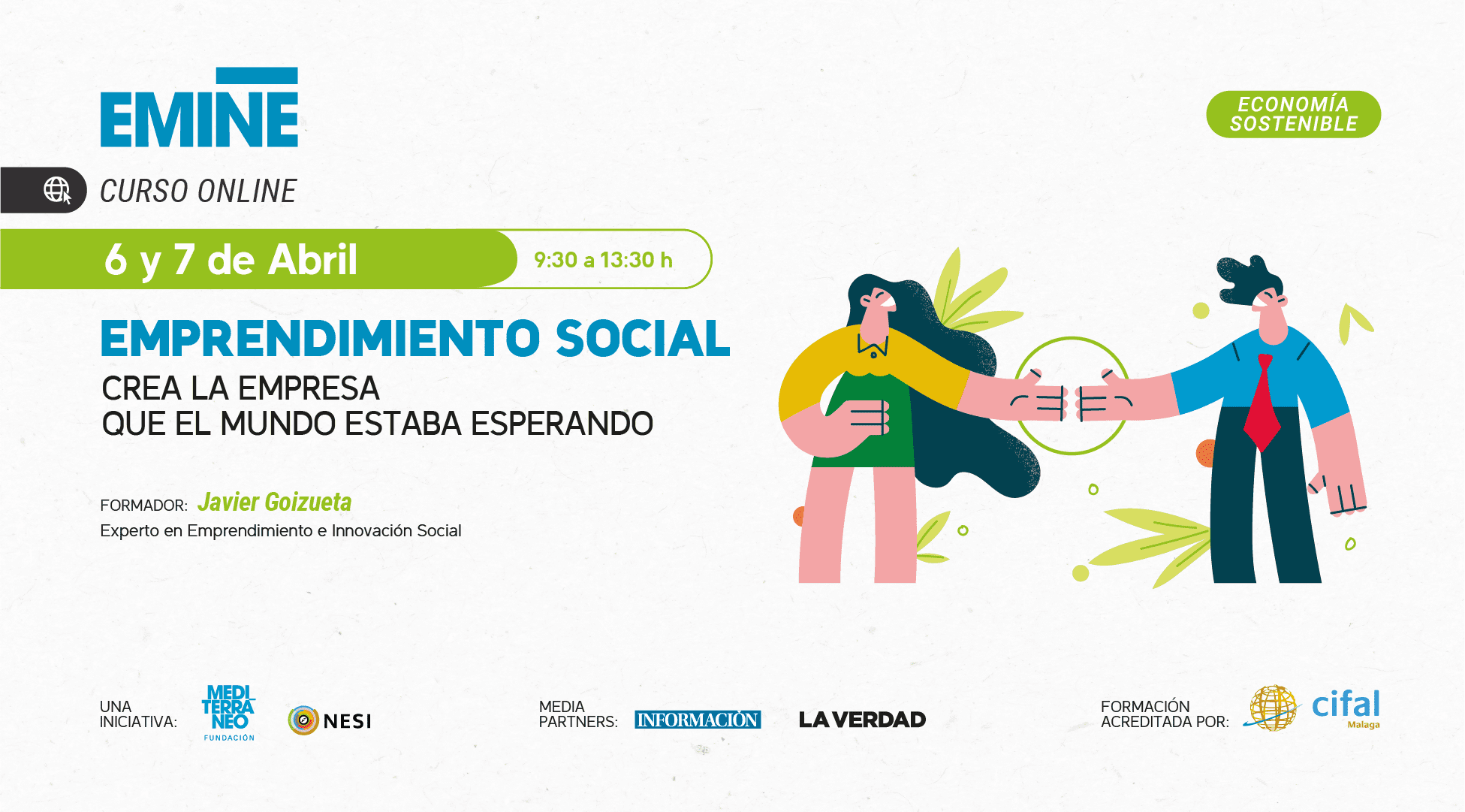 Cartel Curso emprendimiento social