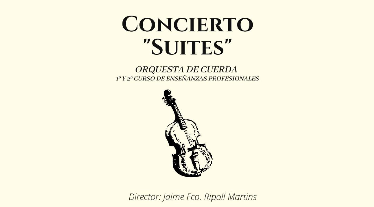 Cartel de Orquesta concierto Alicante Marzo 2022