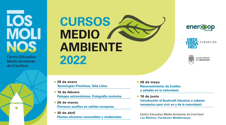 Cartel de la programación del CEMA Los Molinos en 2022